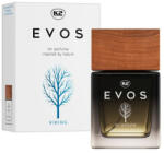 K2 Parfum Auto Spray K2 EVOS VIKING 50ml, Aroma Acvatica (Lime, Flori de Apa, Mosc), Sticla cu Dop de Lemn (V055)