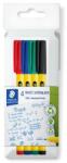 STAEDTLER Tűfilc készlet, 0, 6 mm, STAEDTLER "Noris® 307", 4 különböző szín (TS307C4) - tintasziget
