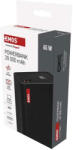 EMOS Powerbank NTBF20, 20 000 mAh, 65 W PD, fekete B0560B (B0560B)