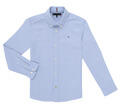 Tommy Hilfiger Hosszú ujjú ingek BOYS STRETCH OXFORD SHIRT L/S Kék 12 éves