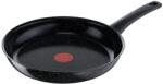 Tefal C41806 Tigaie de intensitate 28 cm | Etansant ceramic | Indicator de temperatura a semnalului termic | curatare usoara | Potrivit pentru inductie | Ecologic | Negru (C41806)