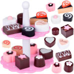 MH Protect Adorable Wooden Cake Stand with Cookies set - fun confectioner ZA5384