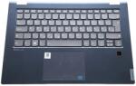 Lenovo IdeaPad C340-14IML C340-14API C340-14IWL háttérvilágítással (backlit) sötétkék (dark blue) burkolattal (topcase) ujjlenyomat olvasóval magyar (HU) laptop/notebook billentyűzet gyári