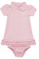 Ralph Lauren Rövid ruhák SOLID OXFORD-DRESSES-KNIT Rózsaszín 12 hónapos