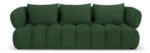 Micadoni Canapea Reese cu 3 locuri si tapiterie din tesatura structurala, verde (MIC_3S_192_F1_REESE6) Canapea
