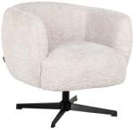 Richmond Krémfehér kárpitozott forgószék Richmond Estelle (RI-S4613-LOVELY-CREAM-11)