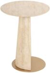 Richmond Bézs márvány oldalasztal Richmond Kibo 45 cm (RI-7889)