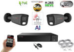 Monitorrs Security - AI Hybrid Light IP kamerarendszer 2 kamerával 5 Mpix GT - 6144k2