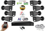 Monitorrs Security - AI Hybrid Light IP kamerarendszer 8 kamerával 5 Mpix GT - 6144k8