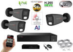  MS - AI Hybrid Light IP kamerarendszer 3 kamerával switchel 5 Mpix GT - 6144k3B