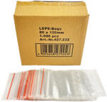  Simítózáras tasak 80x120 mm