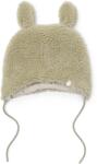 Little Dutch Caciulita cu snur din material teddy pentru bebelusi - Soft Green - Little Dutch