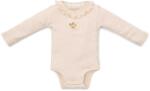 Little Dutch Body cu maneca lunga din bumbac organic - Little Farm - Sand - Little Dutch