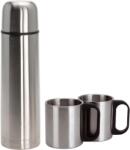 Excellent Houseware Set termos si doua cani Excellent Houseware, otel inoxidabil, 1 l, argintiu (KO-C80700910)