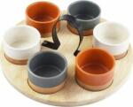 Excellent Houseware Set servire 7 piese Excellent Houseware, ceramica bambus, 24x12 cm, multicolor (KO-210001040) Serviciu de masa