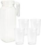 Koopman International Set carafa si pahare Koopman International, sticla, 1.1 l, transparent (KO-YE9000500) Pahar