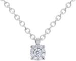 57Emozioni Colier illusion, aur 18k, diamante naturale 0.03 ct + 0.04 ct, cod 01017LPB25D