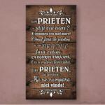 Brunofunnyshop Tablou mesaj motivational UN PRIETEN