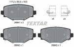 TEXTAR set placute frana, frana disc TEXTAR 2684101 (2684101)