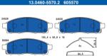 ATE set placute frana, frana disc ATE 13.0460-5570.2 (13.0460-5570.2)