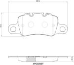 BREMBO set placute frana, frana disc BREMBO PRIME LINE P 65 055 (P 65 055)