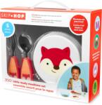 SKIP HOP Zoo Set 5 db-os étkező készlet Róka 12 hó+