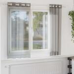 vidaXL 2 db sötétszürke fátyolfüggönyök rojtokkal 140x175 cm (4102078) - vidaxl
