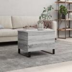 vidaXL szürke sonoma színű szerelt fa dohányzóasztal 60x44, 5x45 cm (830962)