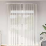 vidaXL 2 db fehér fátyolfüggönyök hurokkal 140x260 cm (4102335)