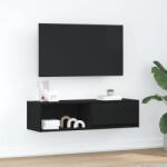 vidaXL fekete tölgy színű szerelt fa TV-szekrény 100x31x25, 5cm (861474)