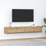 vidaXL 2 db kézműves tölgy színű szerelt fa TV-szekrény 80x31x25, 5 cm (861525)