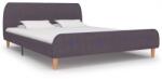 vidaXL tópszínű szövet ágykeret matrac nélkül 150x200 cm (281119)