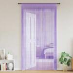 vidaXL 2 db lila zsinórfüggöny 100 x 250 cm (4102047)