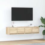 vidaXL 2 db sonoma tölgy színű szerelt fa TV-szekrény 60x31x25, 5 cm (861495)