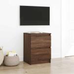 vidaXL barna tölgy színű szerelt fa TV-szekrény 40x35x54 cm (861775)