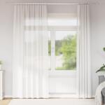 vidaXL 2 db fehér fátyolfüggönyök hurokkal 140x245 cm (4102334)