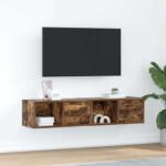 vidaXL 2 db füstös tölgy színű szerelt fa TV-szekrény 60x31x25, 5 cm (861445)