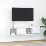 vidaXL 2 db fehér szerelt fa TV-szekrény 60x31x25, 5 cm (861437)