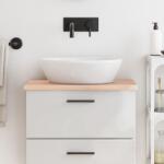 vidaXL kezeletlen tömör fa fürdőszobai pult 60x40x2 cm (3156008)