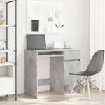 vidaXL betonszürke forgácslap íróasztal 86x49x76 cm (861826)