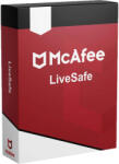 McAfee LiveSafe (Unlimited eszköz / 1 év) (EU) (Elektronikus licenc) (MLS-UD1YEU)