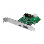 LogiLink PCI Express kártya, USB 3.2 Gen2x1, 1x USB-C PD 3.0 és 1x USB 3.0 (PC0089) (PC0089) - aqua
