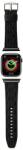 Karl Lagerfeld Saffiano Monogram szíj Apple Watch 42/44/45/49mm - fekete