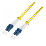 LogiLink Fibre Patch kábel OM4 LC-ST 15m Duplex (FP4LT15) - aqua