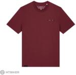 Peaty's Peatys PUBWEAR STACKED BORGUNDY RÖVID UJJÚ TEE (PPW-25-TEE-STK-BRG) (M)