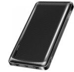 LogiLink Loiglink Power bank 10000 mAh, 2x USB-A, USB-C, gyorstöltéssel, fekete (PA0316) (PA0316)