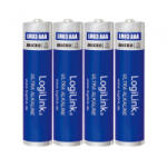 LogiLink Ultra Power AAA alkáli elemek, Micro, 1, 5V, 4 db (LR03B4) (LR03B4) - aqua