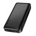 LogiLink Powerbank 20 000 mAh, 2x USB-A, 1x USB-C, fekete (PA0323) (PA0323)