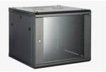 Hikvision 19' fali rack szekrény 12U 600x450x635mm fekete (DS-XS6412-S/B) (DS-XS6412-S/B)