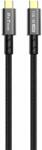 DeTech Кабел DeTech DE-C-C, от USB C(м) към USB C(м), 1m, 100W, черен